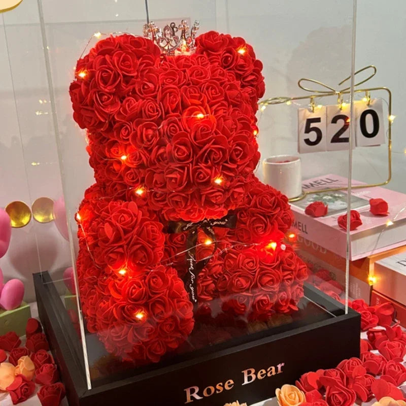 ❤️ LoveBear – Der Bär aus Rosen